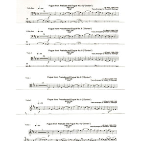 Bach, J.S. - Fugue from Prelude and Fugue (Dorian), BWV 538 - for String Quintet - arranged by Dishinger - Medici Music Press