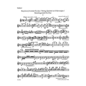 Dvorak, Antonin - String Quintet in E Flat Major, Op 97 - edited by Frantisek Bartos -  Barenreiter