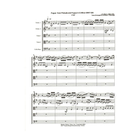 Bach, J.S. - Fugue from Prelude and Fugue (BWV 535) - for String Quintet or Orchestra - arranged by Dishinger - Medici Music Press