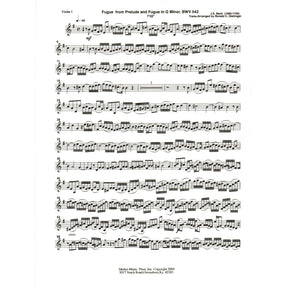 Bach, J.S. - Fugue from Prelude and Fugue (BWV 542) - for String Orchestra - arranged by Dishinger - Medici Music Press