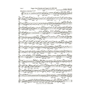 Bach, J.S. - Fugue from Prelude and Fugue in G (BWV 550) - for String Orchestra - arranged by Dishinger - Medici Music Press