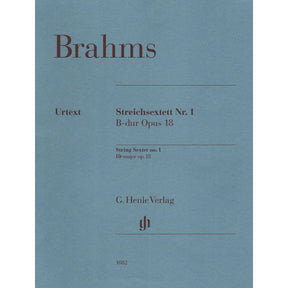 Brahms, Johannes - String Sextet No. 1 in B-flat Major, Op. 18 - URTEXT Published by G Henle Verlag