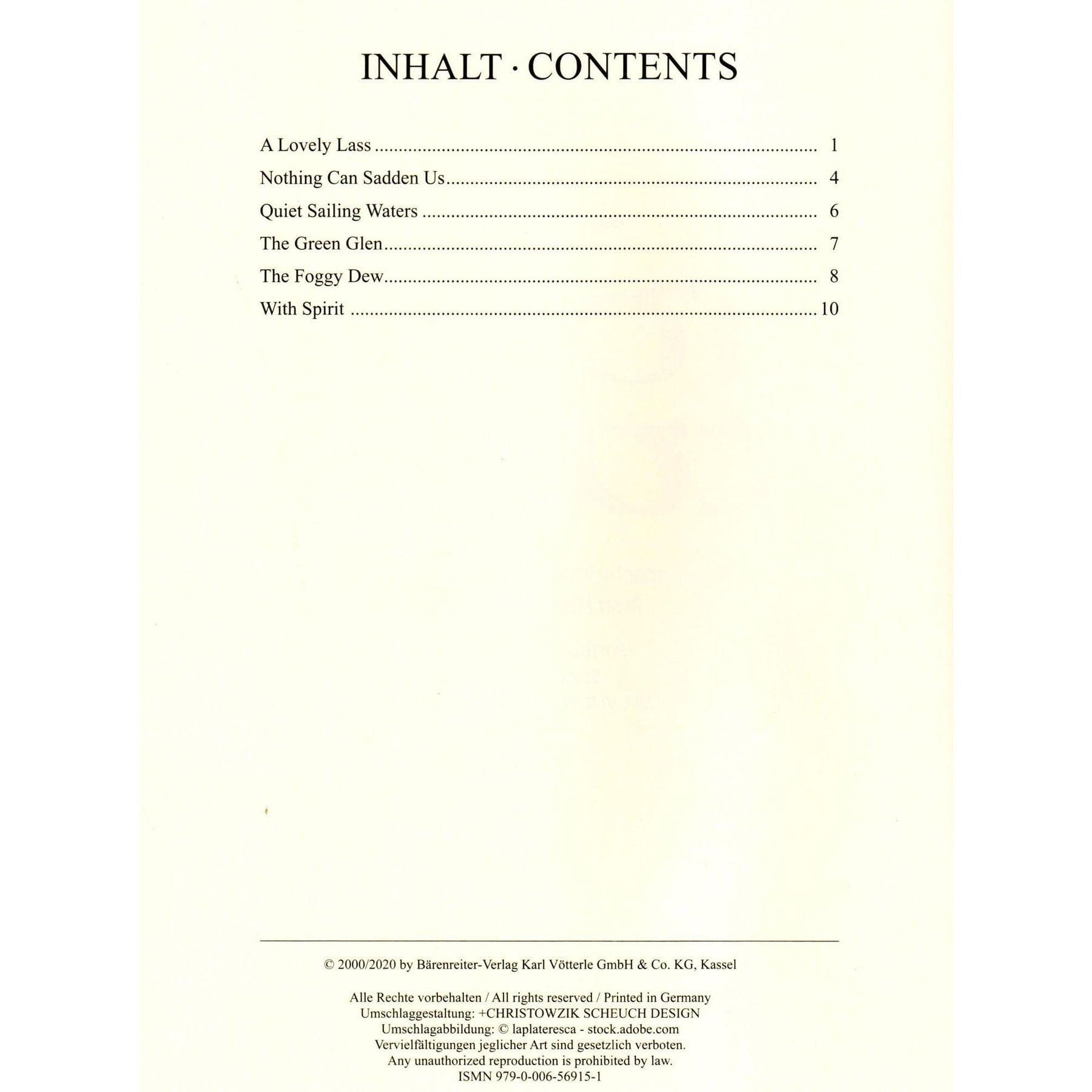 Fiddle Tunes: Irish Music for Strings - Two Violins, Viola (3rd Violin), and Cello (Bass) - arranged by Georg Speckert - Bärenreiter Verlag