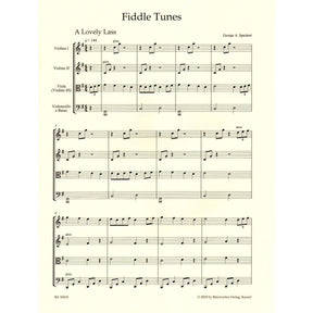 Fiddle Tunes: Irish Music for Strings - Two Violins, Viola (3rd Violin), and Cello (Bass) - arranged by Georg Speckert - Bärenreiter Verlag