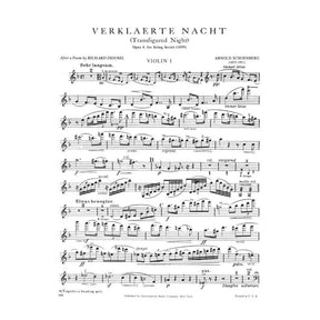 Schoenberg, Arnold - Verklaerte Nacht, Op 4 (Transfigured Night) - for Two Violins, Two Violas, and Two Cellos - International Music Company