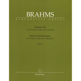 Brahms, Johannes - Sextet for 2 Violins, 2 Violas and 2 Violoncellos in B-Flat Major, Op 18 - edited by Christopher Hogwood - Bärenreiter