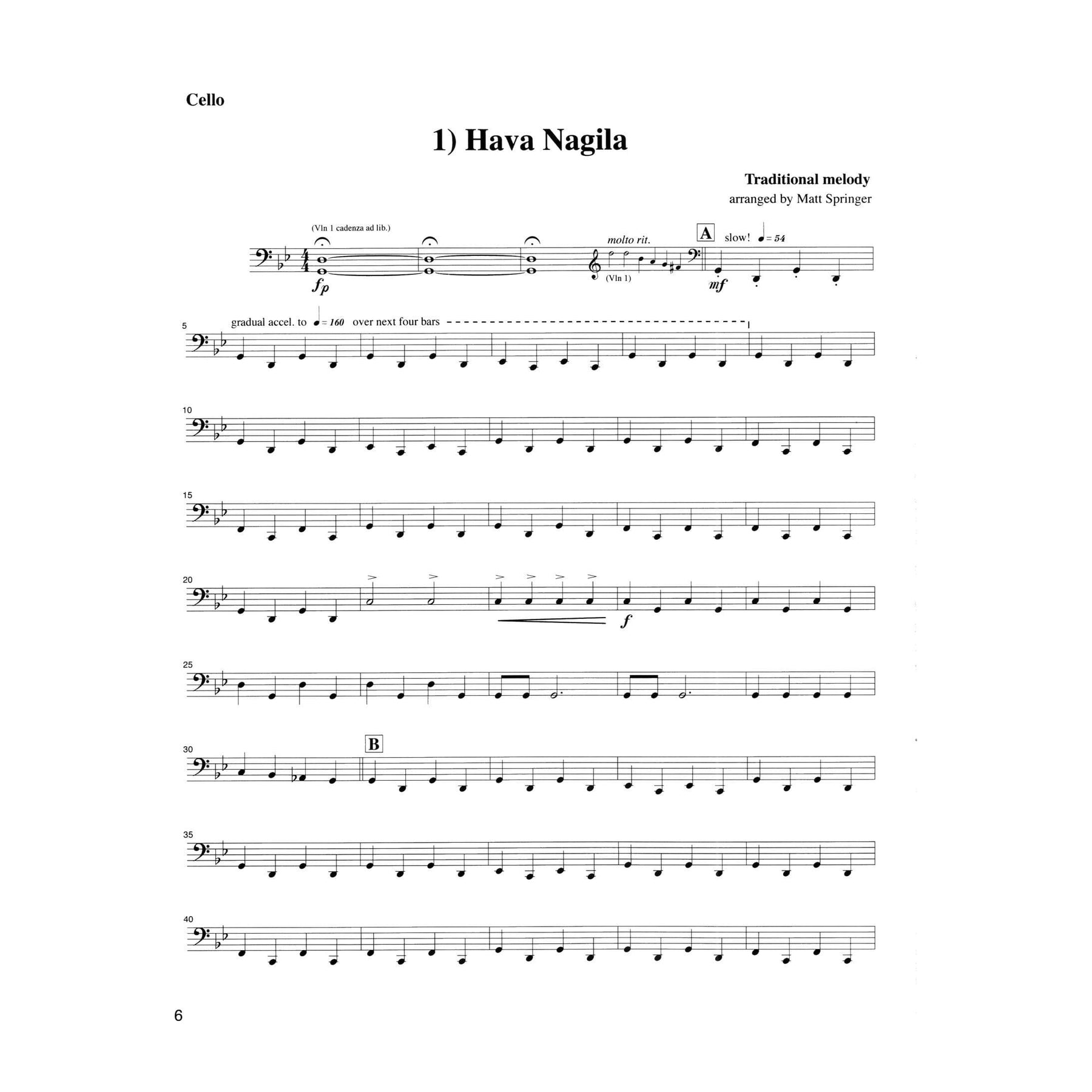 Springer, Matt - Jewish Folksong Suite for String Quartet - Khach-22 Digital Download
