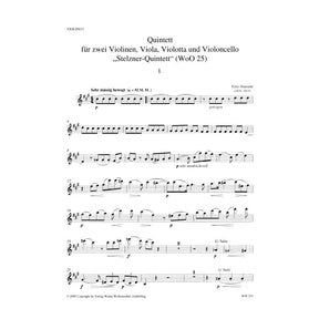 Draeseke, Felix - Quintet in A major, WoO 25 ("Stelzner-Quintett") - Two Violins, Viola, Violotta, and Cello - edited by Udo R Follert - Verlag Walter Wollenweber