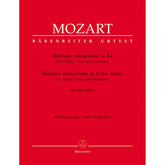Mozart, WA - Sinfonia Concertante in E-flat Major, K 364 - Violin and Viola with Piano - edited by Christoph Hellmut Mahling - Bärenreiter Verlag URTEXT