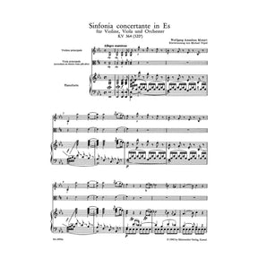 Mozart, WA - Sinfonia Concertante in E-flat Major, K 364 - Violin and Viola with Piano - edited by Christoph Hellmut Mahling - Bärenreiter Verlag URTEXT