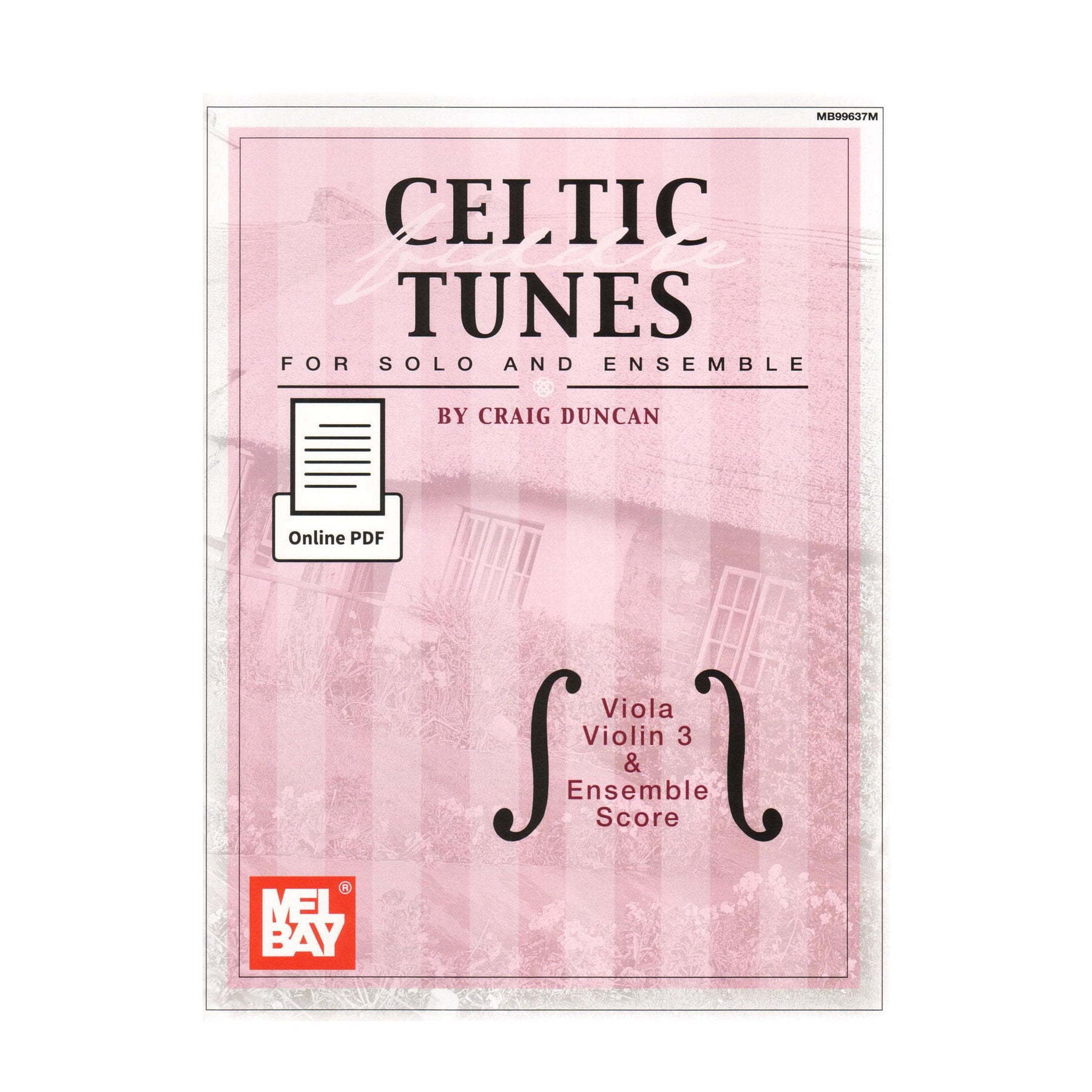 Duncan, Craig - Celtic Fiddle Tunes for Solo and Ensemble - Viola/3rd Violin parts - Ensemble Score included - Mel Bay Publications
