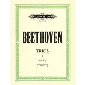 Beethoven, Ludwig - 11 Celebrated Piano Trios Volume 1 for Violin, Cello and Piano - Arranged by Herrmann-Grummer - Peters Edition