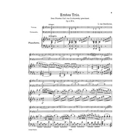 Beethoven, Ludwig - 11 Celebrated Piano Trios Volume 1 for Violin, Cello and Piano - Arranged by Herrmann-Grummer - Peters Edition