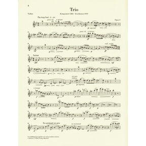 Chausson, Ernest - Piano Trio in G minor, Opus 3 - for Violin, Cello, and Piano - Edited by Peter Jost and Klaus Schilde - G Henle URTEXT