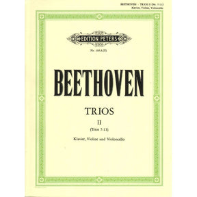 Beethoven, Ludwig - 11 Celebrated Piano Trios Volume 2 for Violin, Cello and Piano - Arranged by Herrmann-Grummer - Peters Edition