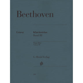 Beethoven, Ludwig - Piano Trios Volume 3 for Violin, Cello and Piano - Henle Verlag URTEXT Edition