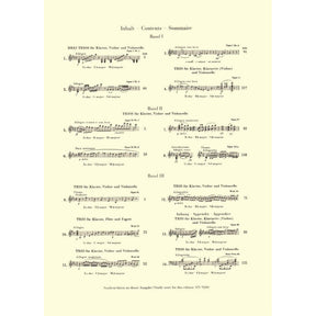 Beethoven, Ludwig - Piano Trios Volume 3 for Violin, Cello and Piano - Henle Verlag URTEXT Edition