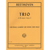 Beethoven, Ludwig - Trio No 4 in B-flat Major Op 11 for Violin, Cello and Piano - Arranged by Philipp - International Edition