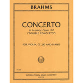 Brahms, Johannes - Double Concerto in a minor Op 102 - Arranged by Francescatti/Fournier - International Edition