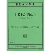 Brahms, Johannes - Piano Trio No 1 in B Major Op 8 for Violin, Cello and Piano - International Edition