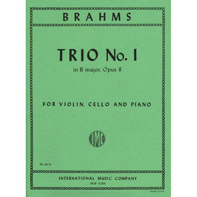 Brahms, Johannes - Piano Trio No 1 in B Major Op 8 for Violin, Cello a