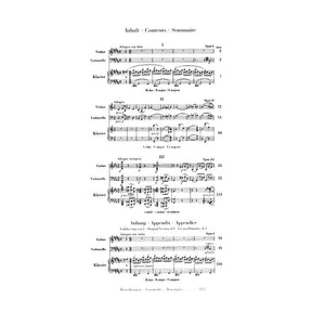 Brahms, Johannes - Piano Trios for Violin, Cello and Piano - Henle Verlag URTEXT Edition
