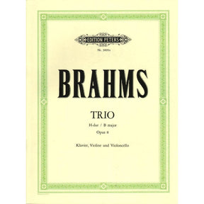 Brahms, Johannes - Piano Trio No 1 in B Major Op 8 Set of Parts for Violin, Cello and Piano - Arranged by Schumann - Peters Edition