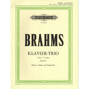 Brahms, Johannes - Piano Trio No 2 in C Major Op 87 Set of parts for Violin, Cello and Piano - Arranged by Shumann - Peters Edition