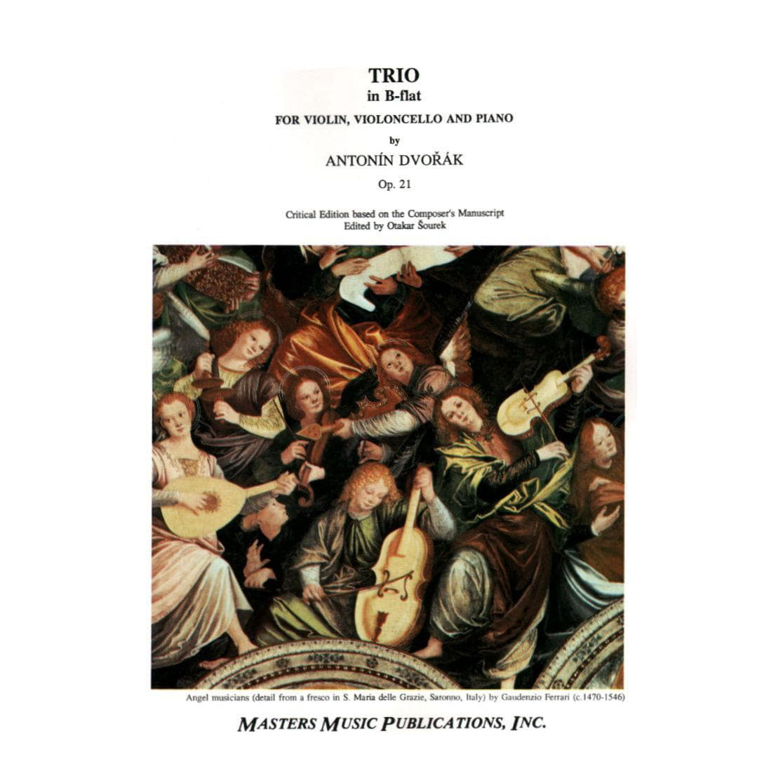 Dvorák, Antonín - Piano Trio in B-flat Major, Op 21 - Violin, Cello, and Piano - Masters Music Publications
