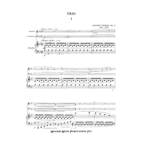 Dvorák, Antonín - Piano Trio in B-flat Major, Op 21 - Violin, Cello, and Piano - Masters Music Publications