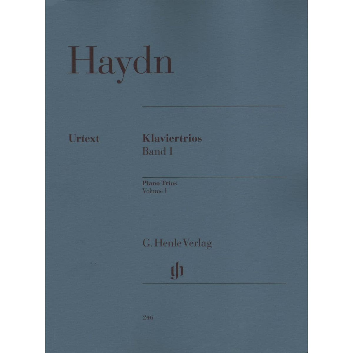Haydn, Franz Joseph - Piano Trios, Volume 1 - Violin, Cello, and Piano - edited by Wolfgang Stockmeier - G Henle Verlag URTEXT