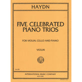 Haydn, Franz Joseph - Five Celebrated Piano Trios - Violin, Cello, and Piano - edited by Hermann - International Edition