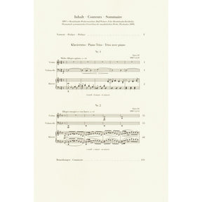 Mendelssohn, Felix - Piano Trios, Op 49 and 66 - Violin, Cello, and Piano - G Henle Verlag URTEXT