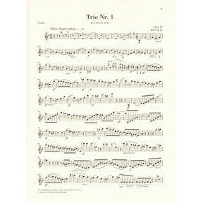 Mendelssohn, Felix - Piano Trios, Op 49 and 66 - Violin, Cello, and Piano - G Henle Verlag URTEXT