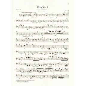 Mendelssohn, Felix - Piano Trios, Op 49 and 66 - Violin, Cello, and Piano - G Henle Verlag URTEXT