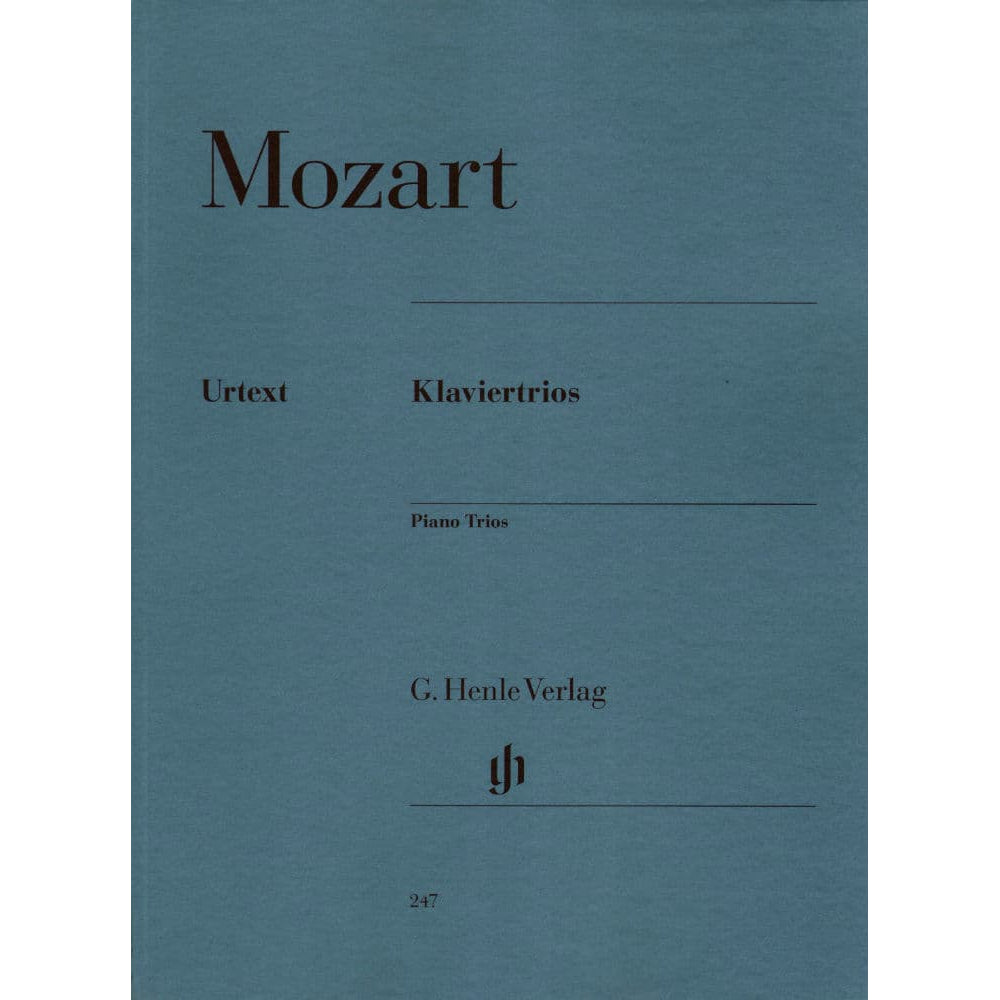 Mozart, WA - Piano Trios - Violin, Cello, and Piano - edited by Ernst Herttrich - G Henle Verlag URTEXT