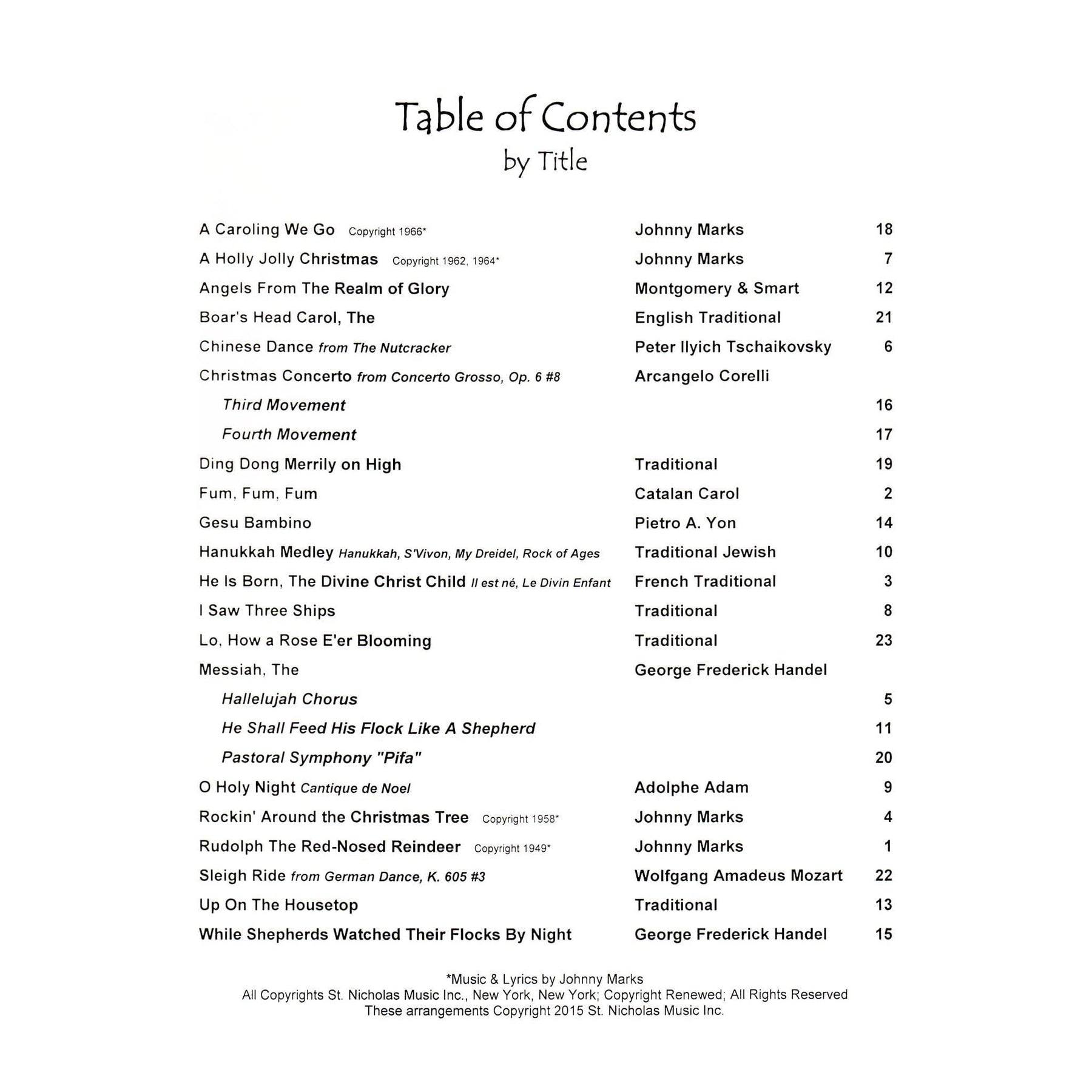 Christmas Music for Two - Vol. 2 - Popular and Traditional Holiday Favorites - for Two Violins - Last Resort Music
