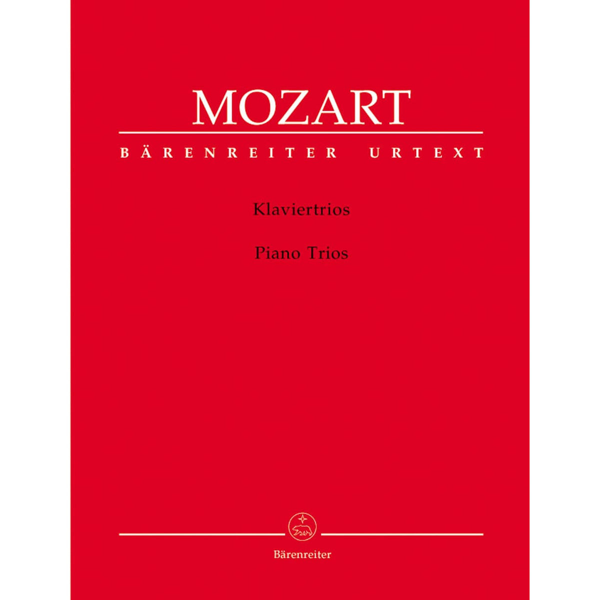 Mozart, WA - Piano Trios - Violin, Cello, and Piano - edited by Wolfgang Plath and Wolfgang Rehm - Bärenreiter Verlag URTEXT