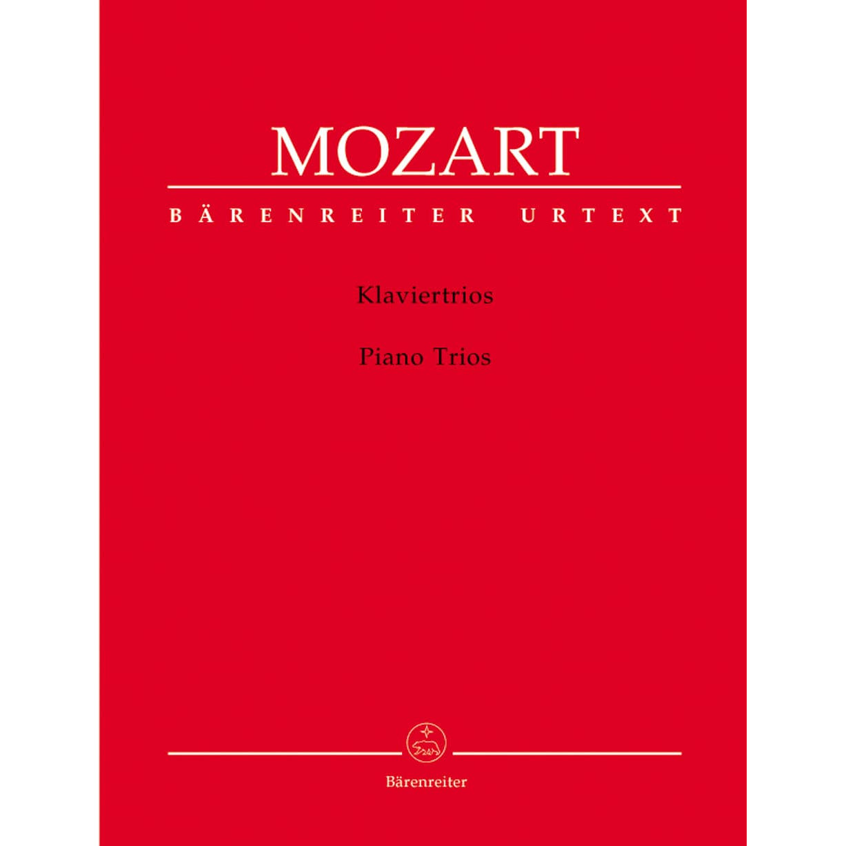 Mozart, WA - Piano Trios - Violin, Cello, and Piano - edited by Wolfgang Plath and Wolfgang Rehm - Bärenreiter Verlag URTEXT