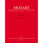 Mozart, WA - Piano Trios - Violin, Cello, and Piano - edited by Wolfgang Plath and Wolfgang Rehm - Bärenreiter Verlag URTEXT