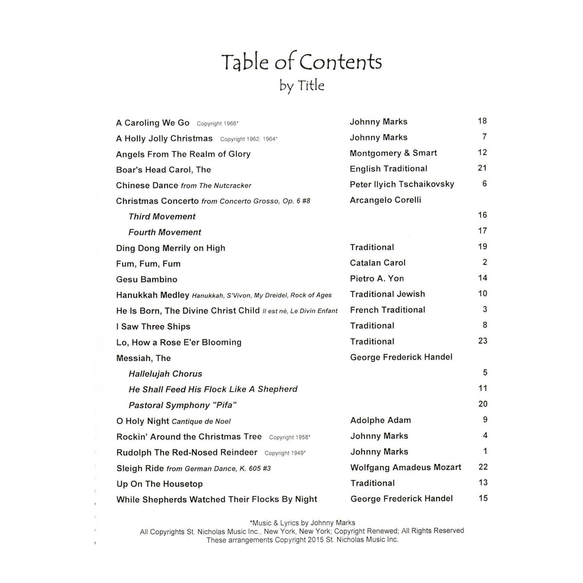 Christmas Music for Two - Vol. 2 - Popular and Traditional Holiday Favorites - for Violin and Cello - Last Resort Music