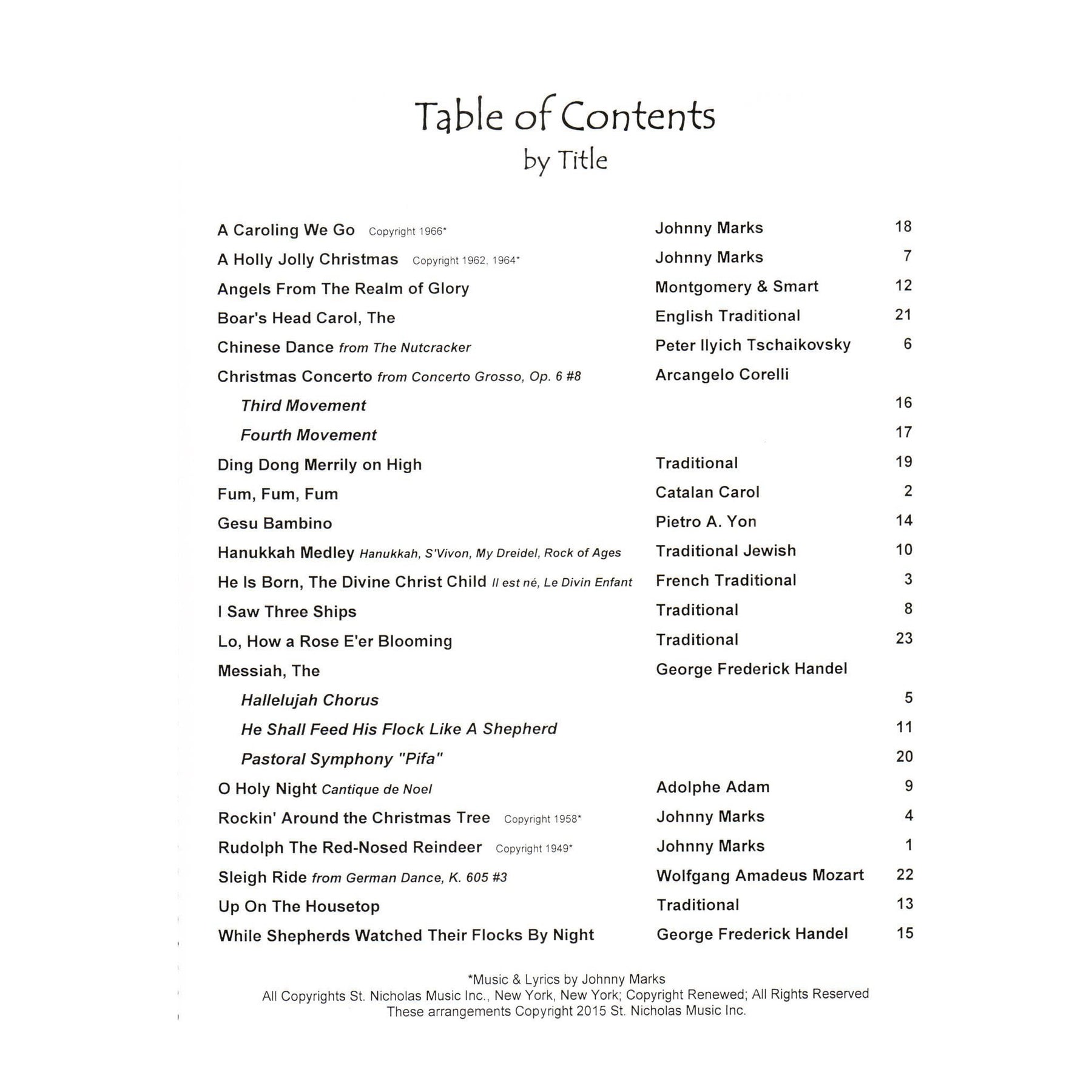 Christmas Music for Two - Vol. 2 - Popular and Traditional Holiday Favorites - for Violin and Cello - Last Resort Music