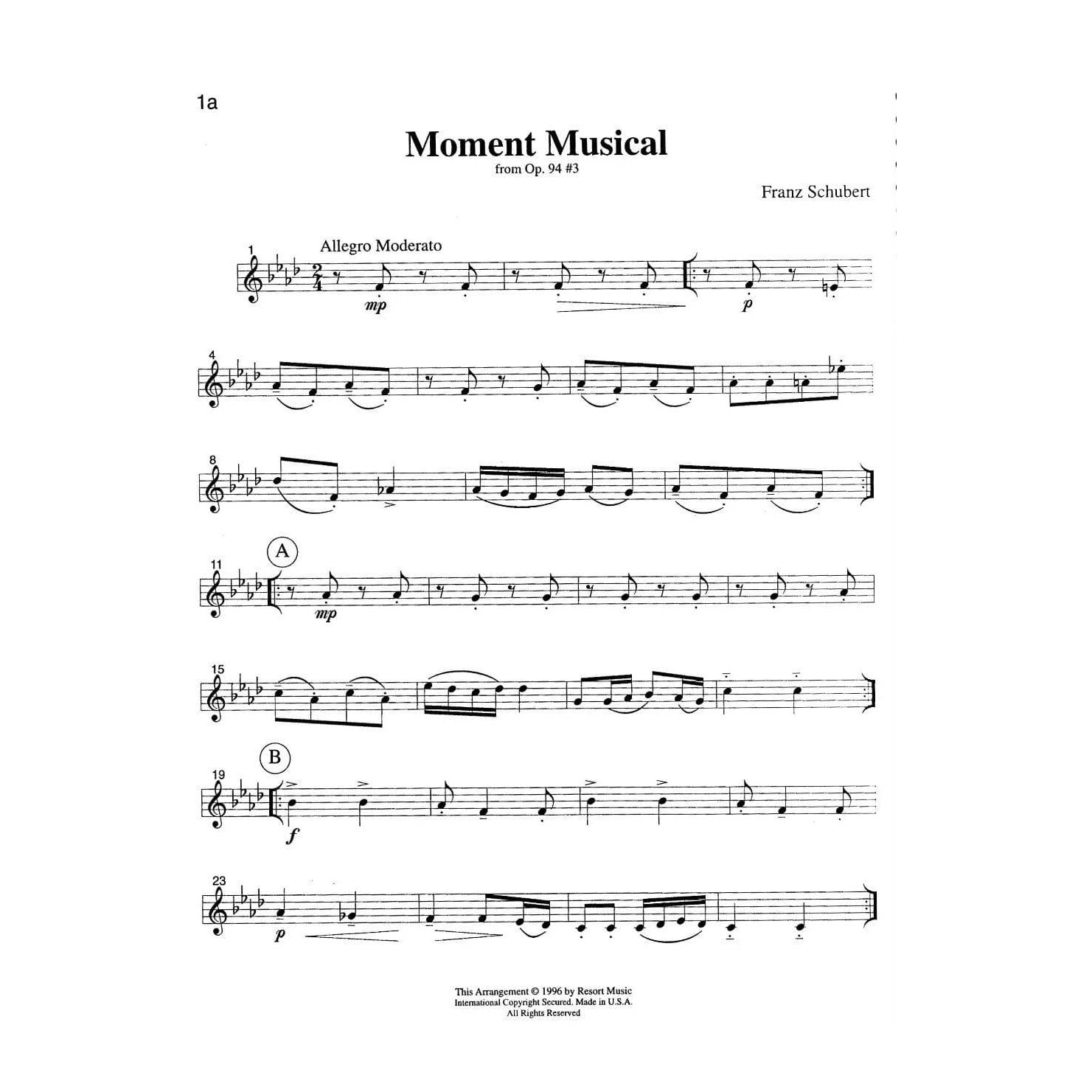 Music for Three Volume 1 Part 2 Violin, Oboe or Flute Published by Last Resort Music