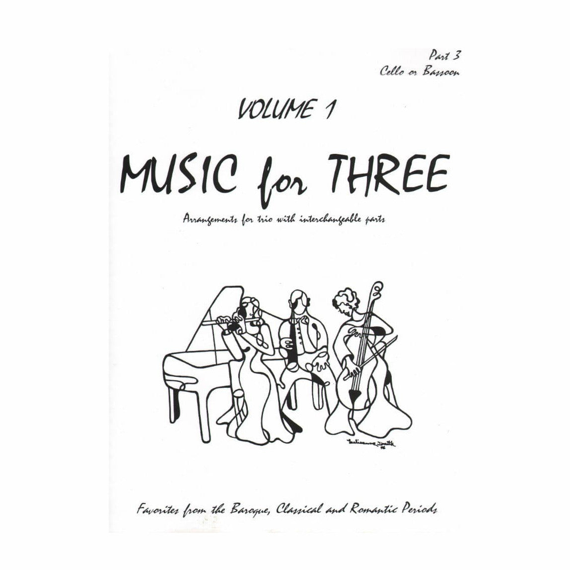 Music for Three Volume 1 Part 3 Cello or Bassoon Published by Last Resort Music