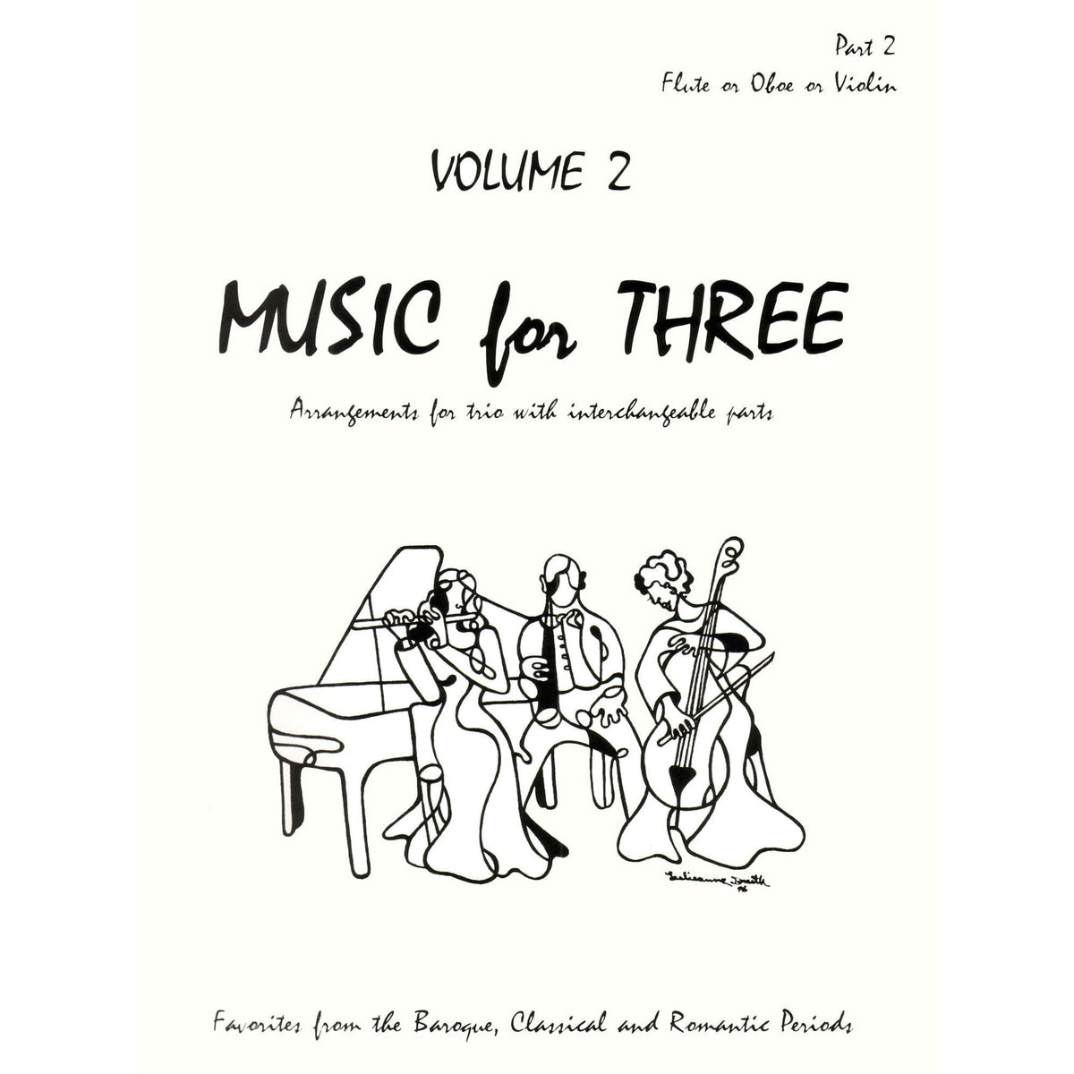 Music for Three Volume 2 Part 2 Violin, Oboe or Flute Published by Last Resort Music