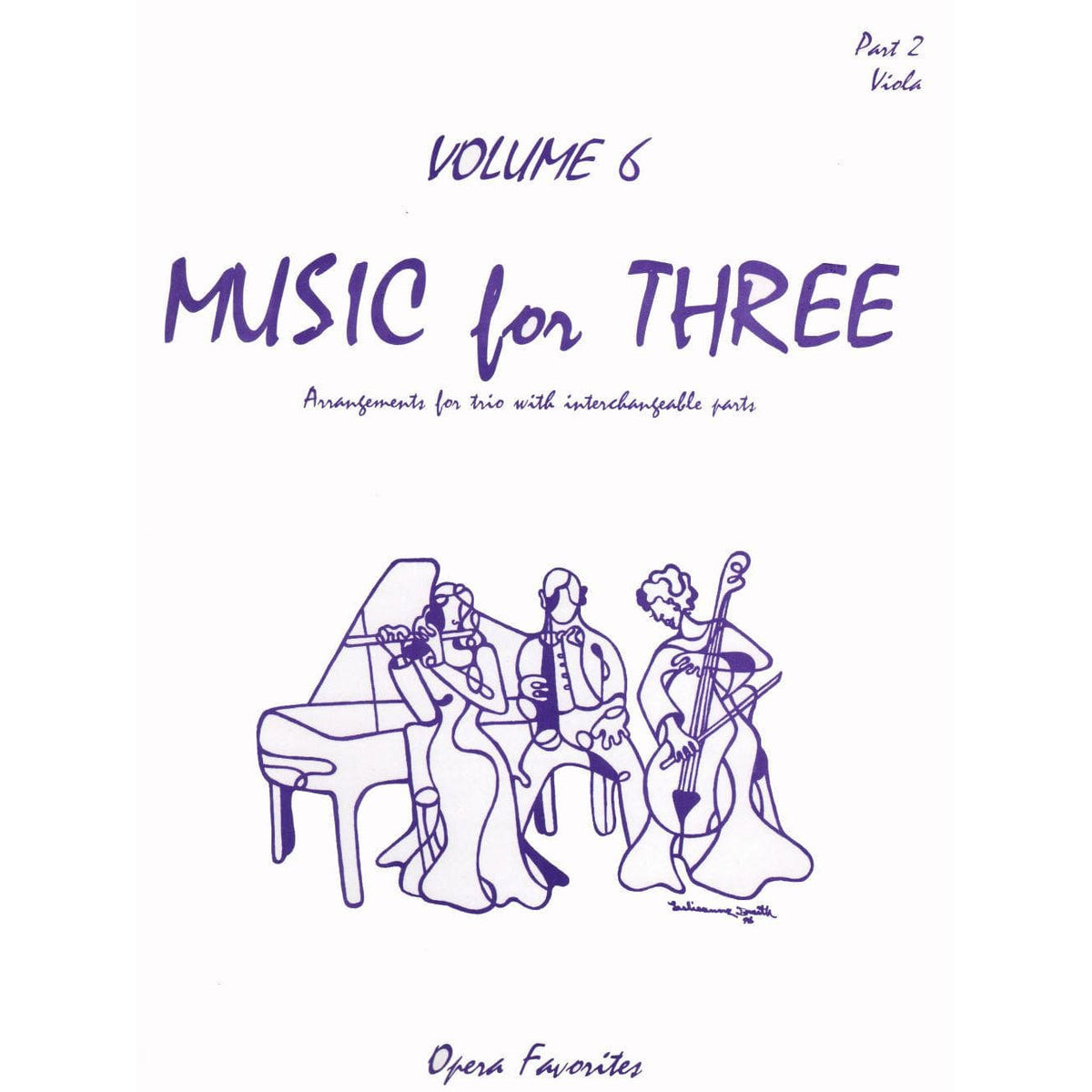 Music for Three Volume 6 Part 2, Viola Published by Last Resort Music