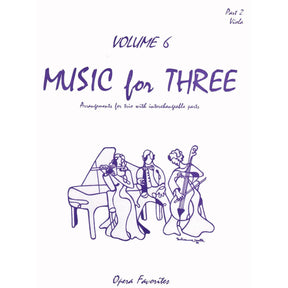 Music for Three Volume 6 Part 2, Viola Published by Last Resort Music