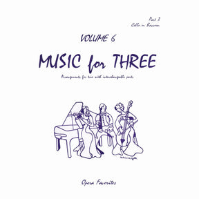 Music for Three Volume 6 Part 3, Cello or Bassoon Published by Last Resort Music