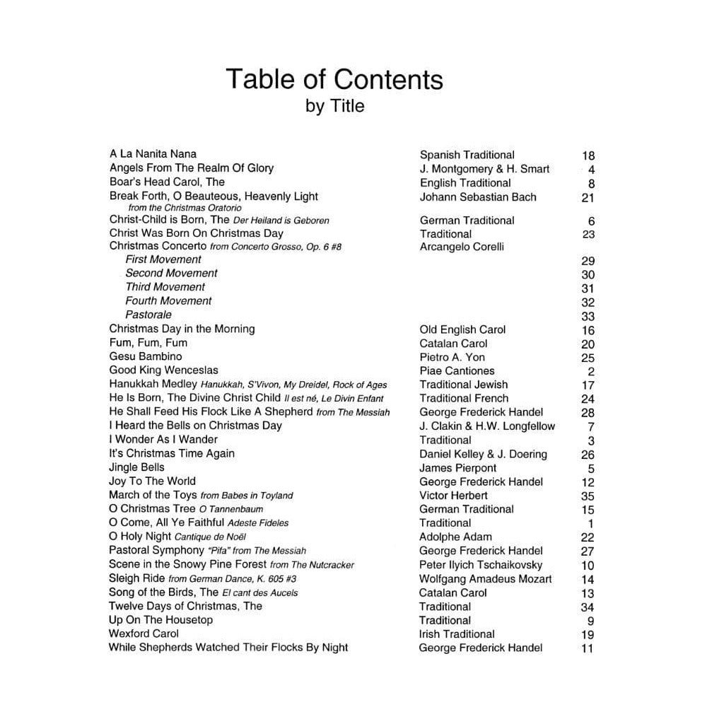 Music for Three, Christmas Score Published by Last Resort Music