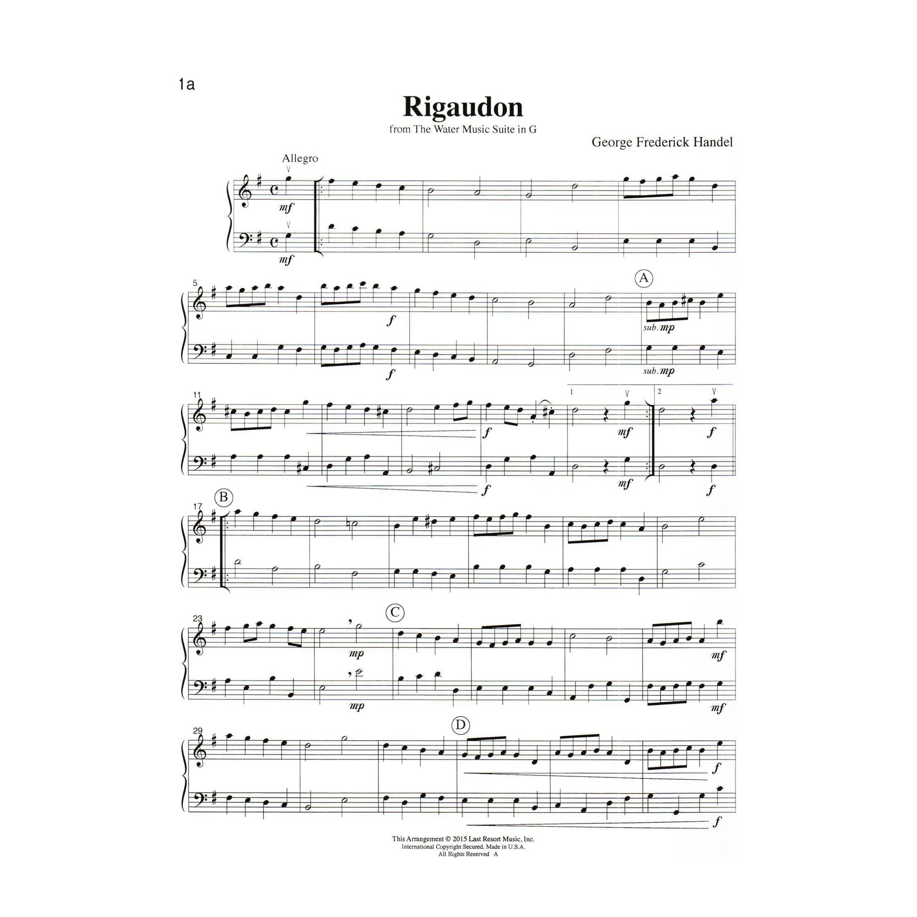 Music for Two - Volume 6 - Wedding Music and Classical Favorites - for Violin and Cello - Last Resort Music